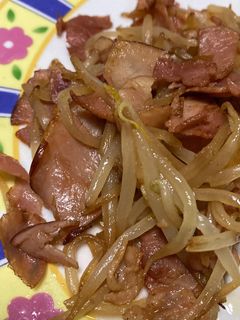 もやしとハムのバター炒め-レシピのメイン写真