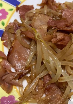 もやしとハムのバター炒め-レシピのメイン写真