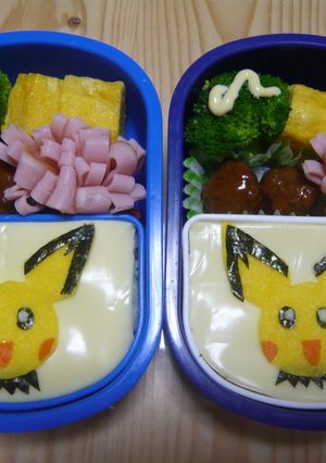 キャラ弁　簡単ピチュウ（ポケモン）-レシピのメイン写真