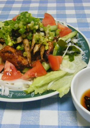 鶏ごぼうの和風甘酢サラダ-レシピのメイン写真