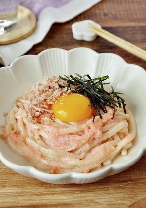 ☆簡単☆5分で完成！和風明太マヨうどん-レシピのメイン写真