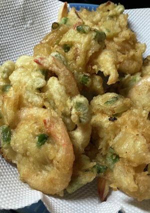 かんたんエビのかき揚げ-レシピのメイン写真