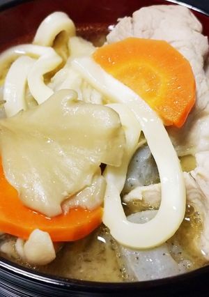 身体がホカホカになる適当な煮込みうどん！-レシピのメイン写真
