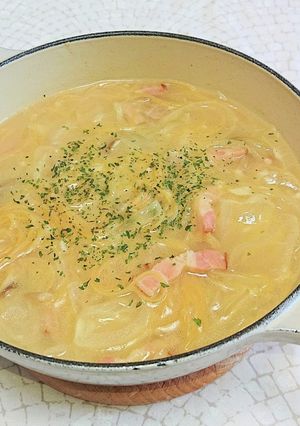 ZENBで卵不要!カルボナーラ風ラーメン-レシピのメイン写真