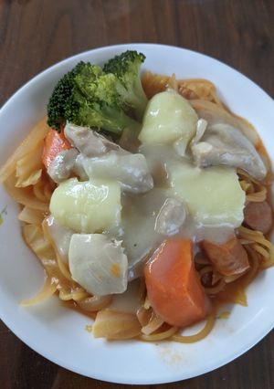 罪なきシチューナポリタン-レシピのメイン写真