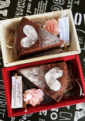 ココアスフレチーズケーキ(無水鍋QC使用-レシピのメイン写真