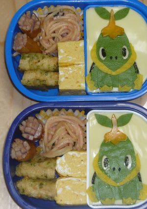 キャラ弁　ナエトル（ポケモン）-レシピのメイン写真