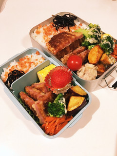 高1娘、社会人息子 弁当 23/2/1-レシピのメイン写真