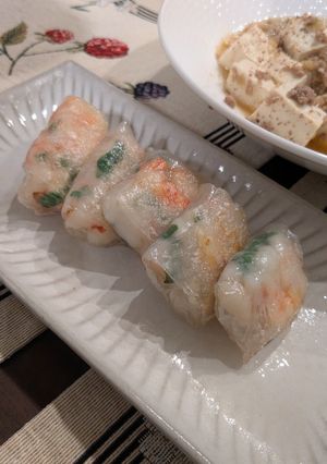 海老としそのライスペーパー巻き-レシピのメイン写真