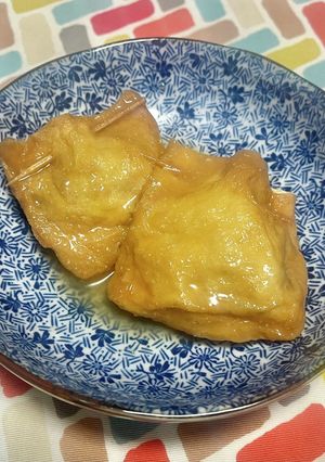 超簡単☆旨味堪能！うま味噌味のあぶ玉風煮-レシピのメイン写真