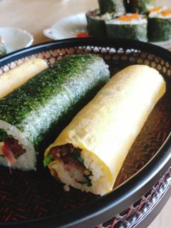 海外で恵方巻き☆おもてなし☆卵焼き太巻き-レシピのメイン写真