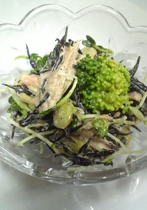 海苔が決め手♪青豆と✿ひじきの✿サラダ-レシピのメイン写真