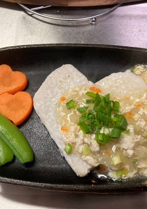 バレンタインおっきな♡のお芋ステーキ！-レシピのメイン写真