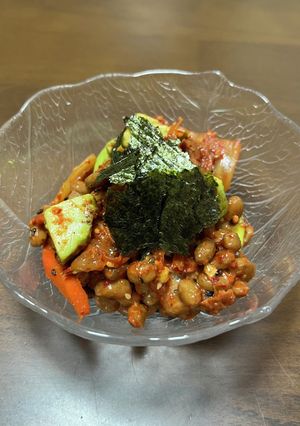 腸活☆アボカドキムチ納豆-レシピのメイン写真