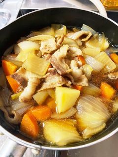 簡単&カロリーオフ おふたりさま肉じゃが-レシピのメイン写真