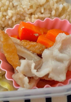 豚肉とにんじん、ちくわの甘辛煮-レシピのメイン写真