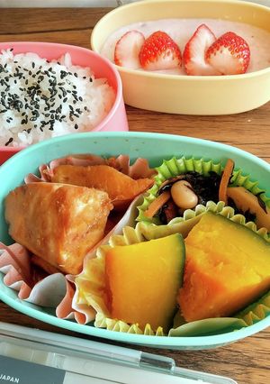 今日の自分弁当☆メカジキの照り焼き弁当♪-レシピのメイン写真