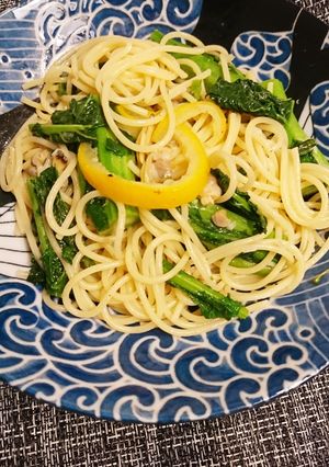 菜の花と柚子パスタ-レシピのメイン写真