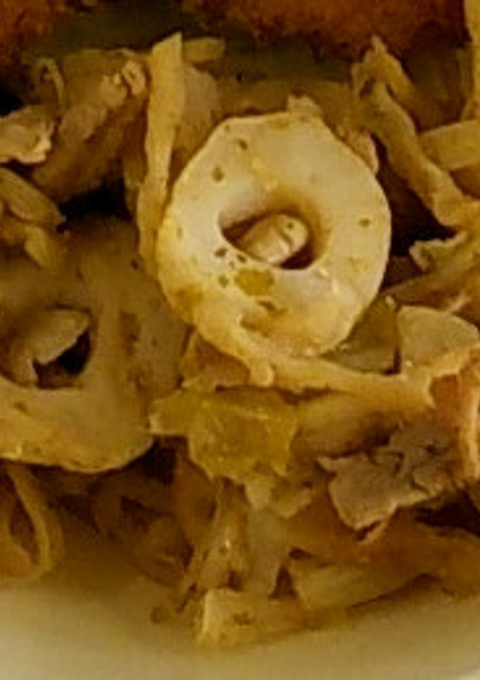 切り干し大根のソース煮（学校給食）-レシピのメイン写真