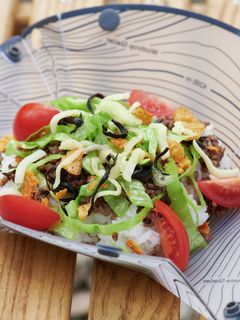 ふじっ子(塩こんぶ)タコライス-レシピのメイン写真