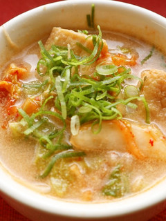 キムチと豆乳のスープ-レシピのメイン写真