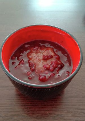 減塩　低たんぱく ぜんざい　缶詰使用-レシピのメイン写真
