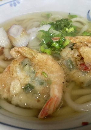 かんたんエビのかき揚げうどん-レシピのメイン写真