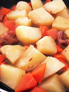 焼き鳥缶とじゃがいもの煮物-レシピのメイン写真