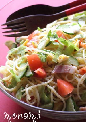 やさしい♡サラダ*スパゲッティ♫-レシピのメイン写真