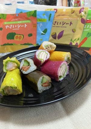 べジート(やさいシート)の恵方巻き-レシピのメイン写真