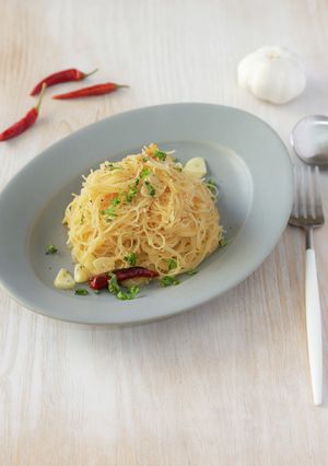 ペペロンチーノパスタビーフン-レシピのメイン写真
