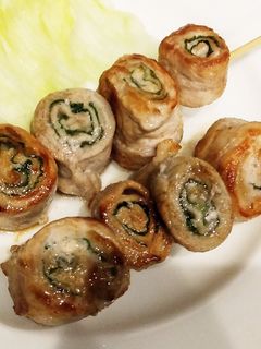 豚しそ巻き串-レシピのメイン写真