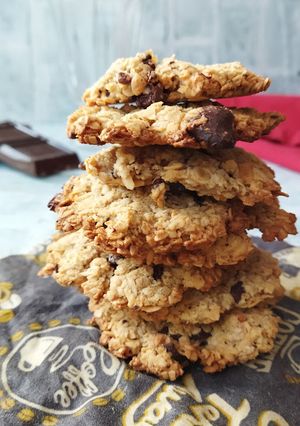 米粉小麦粉不要オートミールチョコクッキー-レシピのメイン写真
