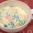 ほうれん草と帆立のクリーム煮