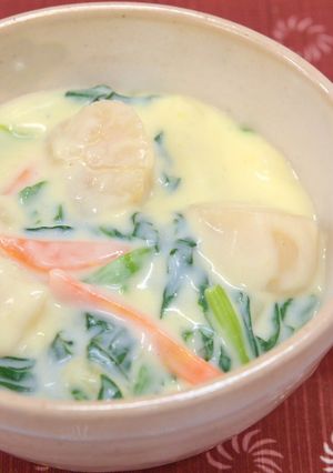 ほうれん草と帆立のクリーム煮-レシピのメイン写真