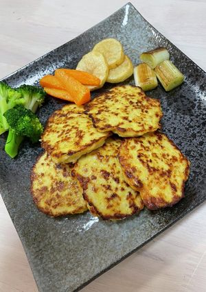 鶏ひき肉でつくねバーグ-レシピのメイン写真