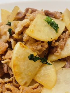 豚肉と大根の即席炒めもの-レシピのメイン写真