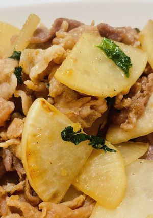 豚肉と大根の即席炒めもの-レシピのメイン写真