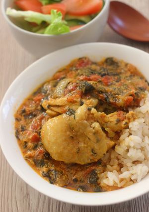 簡単！ほうれん草のバターチキンカレー-レシピのメイン写真