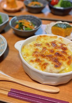 鶏肉とかぶのクリーム餅グラタン-レシピのメイン写真