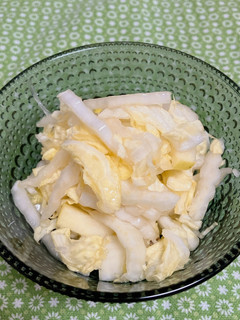 簡単!白菜とりんごの甘酢和え-レシピのメイン写真