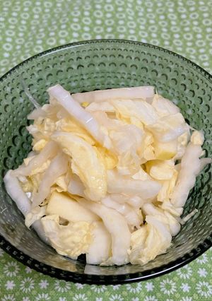 簡単!白菜とりんごの甘酢和え-レシピのメイン写真