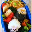 保温用キャラ弁♪熊と兎のかくれんぼ♪