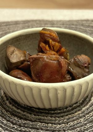 簡単栄養おつまみ★鶏レバーの生姜煮-レシピのメイン写真