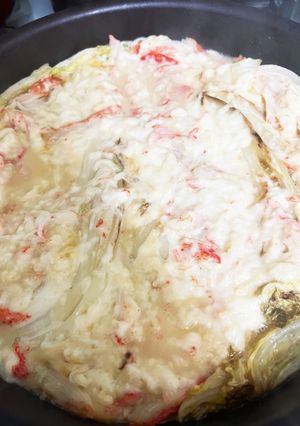 簡単！白菜のクリームトロトロクタクタ煮　-レシピのメイン写真