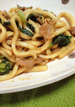 カレー味もいけます!焼きうどん♪-レシピのメイン写真