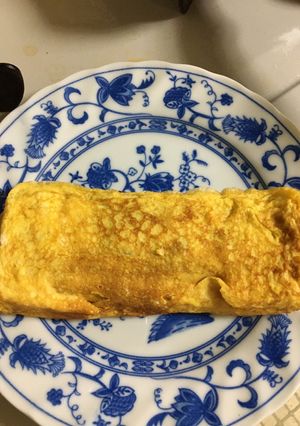 甘辛く煮つけた小海老が入っただし巻き玉子-レシピのメイン写真