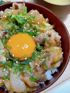 レンジで照り豚丼-レシピのメイン写真