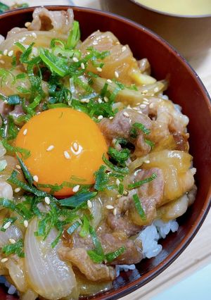 レンジで照り豚丼-レシピのメイン写真