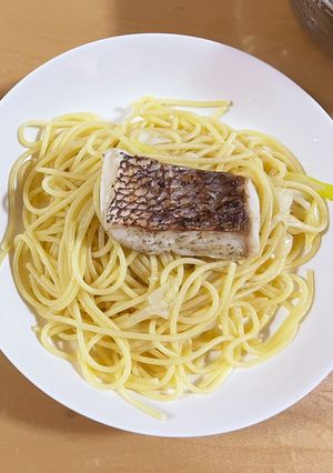 真鯛のグリル乗せペペロンチーノ-レシピのメイン写真